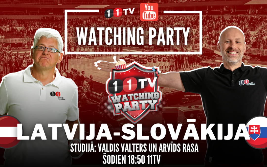 🔴 LATVIJA-SLOVĀKIJA | NBA Watching Party ar Ģenerāli un Bukmeikeru