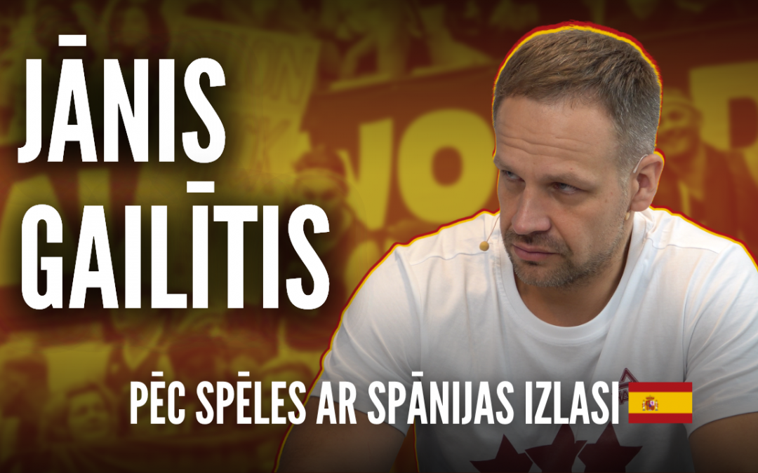 Ekspresintervija | Jānis Gailītis pēc spēles ar Spānijas izlasi